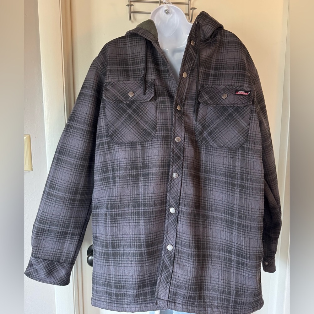 Dickies Plaid Hooded Men’s Jacket